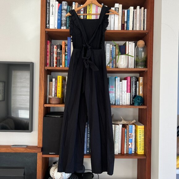 Lykke Wullf Cropped Black Overalls - Picture 4 of 8